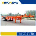 China 3 Axles Flat Bed 40ft Container Trailer